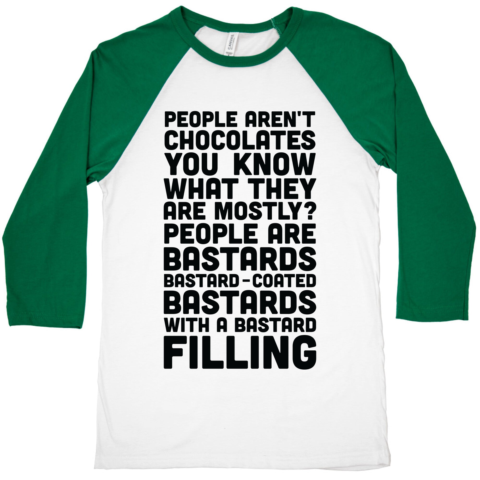 People are Bastard-Coated Bastards Baseball Tee